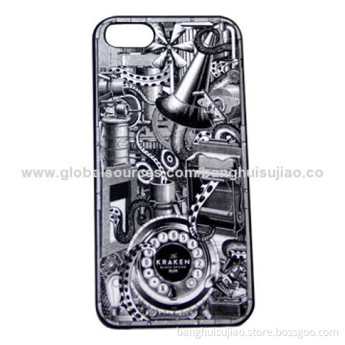 2014 Popular Brushed Carbon Fiber Gold Case for iPhone 5C with IML Process